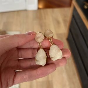 Pink Crystal earrings